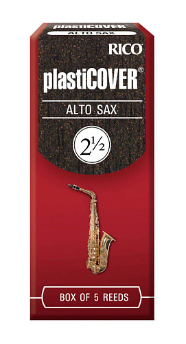 Rico RRP05ASX250 Plasticover Трости для саксофона альт, размер 2.5, 5шт в упаковке