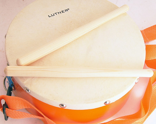 Fleet FLT-KTYG-25 Детский маршевый барабан оранжевый