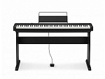 Фото:Casio CDP-S160BKSET Цифровое пианино со стойкой и педалью, черное