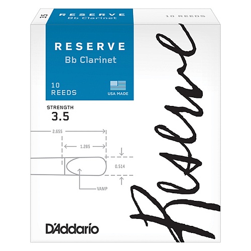 Rico DCR1035 Reserve    Bb,  3.5, 10.