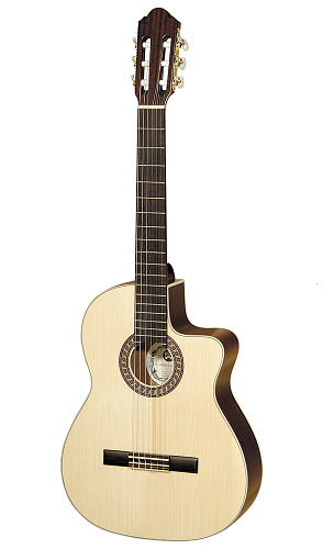 Hora SM35 N1116CTWE Классическая гитара с вырезом и звукоснимателем