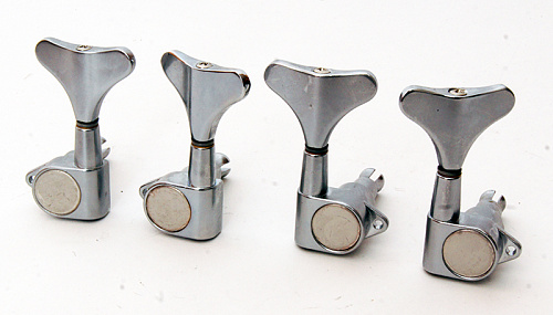 Caraya MB-1001-CR Комплект колковой механики для бас-гитары, 2+2,