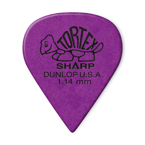 Dunlop 412R1.14 Tortex Sharp Медиаторы 72 шт, толщина 1,14 мм