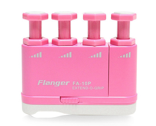 Flanger FA-10P-P Extend-O-Grip Тренажер для пальцев, регулируемый, розовый