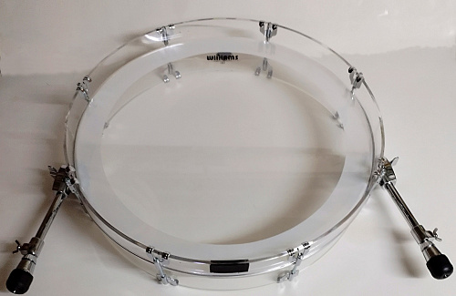 Мастерская Бехтеревых TBBAp-2203-10 Compact Компактный бас-барабан из акрила 22"х3", с чехлом
