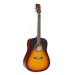 Фото:Beaumont DG80 VS  Акустическая гитара, корпус дредноут, цвет sunburst , матовый