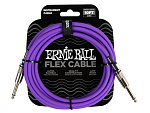Фото:Ernie Ball 6415 Кабель инструментальный Flex, прямой - прямой джеки, 3 м, фиолетовый