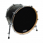 Фото:Evans BD20RBG Resonant Black Пластик для бас-барабана 20", резонансный, черный