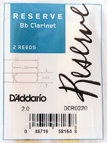 Rico DCR0220 Reserve Трости для кларнета Bb, размер 2.0, 2 шт.