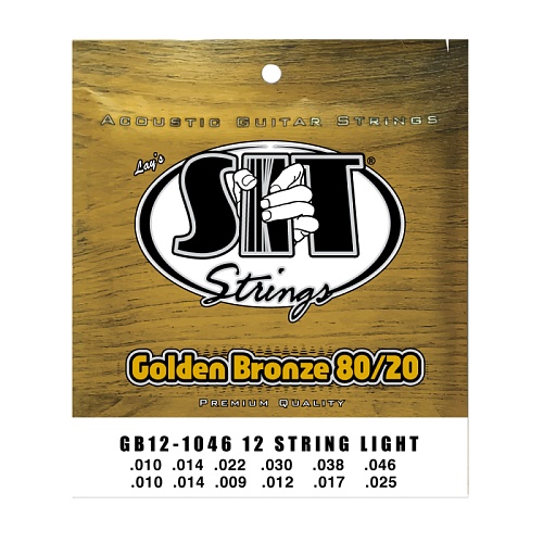 SIT GB121046, Golden Bronze Light 80/20, 10-46   12-  