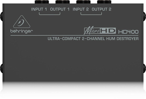Behringer HD400 Подавитель сетевого фона и шумов/ пассивный DI-box