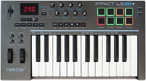 Nektar Impact LX 25+ USB MIDI-, 25 