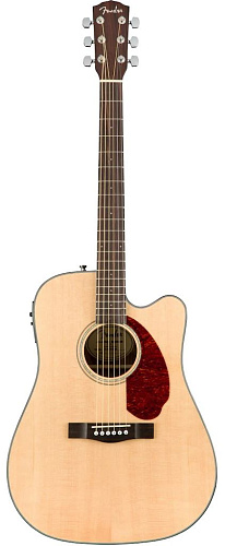 FENDER CD-140SCE DREAD NAT W/CASE Электроакустическая гитара, в комплекте кейс
