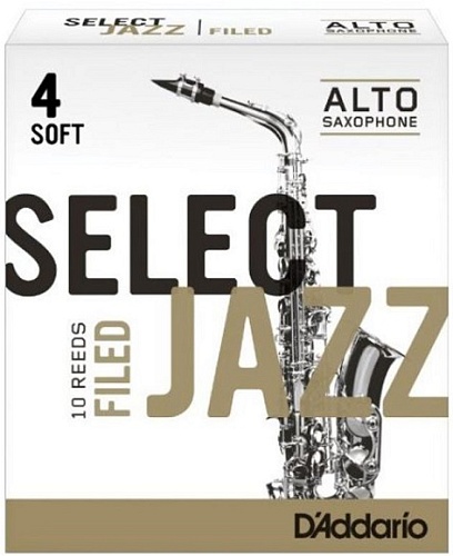 Rico RSF10ASX4S Select Jazz Filed    ,  4,  (Soft), 10 