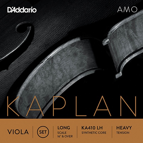 D'Addario KA410-LH Kaplan Amo Комплект струн для альта, сильное натяжение, Long Scale