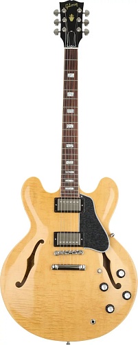 GIBSON 2019 ES-335 FIGURED DARK NATURAL Полуакустическая электрогитара, в комплекте кейс