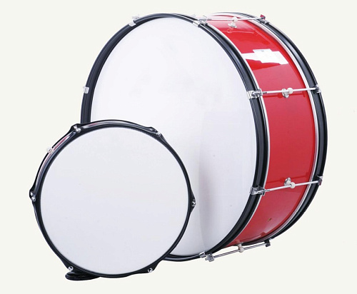 Foix FSBM24-RED Маршевый бас-барабан 24х10", красный