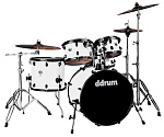Фото:Ddrum J2P522 WHT  ударная установка