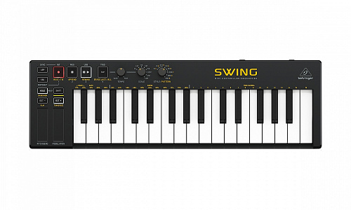 Behringer SWING USB MIDI контроллер, 32 клавиши, 64-шаговый секвенсор