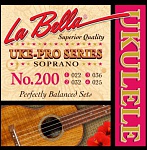 Фото:La Bella 200 Uke-Pro Комплект струн для укулеле сопрано
