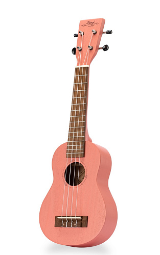 Hampi SBK-Coral-Pink Укулеле сопрано, светло-красный