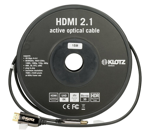 Klotz FOAUH015 Кабель HDMI оптический, 15 м