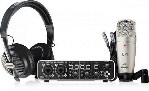 Behringer U-PHORIA STUDIO PRO Аудиоинтерфейс, набор для звукозаписи