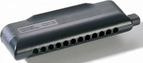 Hohner CX 12 Black 7545/48 B (M754512) Губная гармошка. Доступ к бесплатным урокам