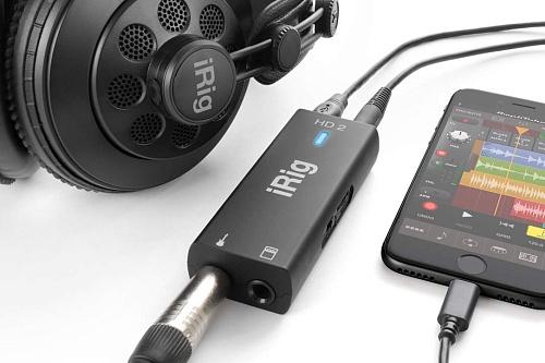 IK MULTIMEDIA iRig HD 2 Компактный аудиоинтерфейс для гитары/баса с подключением к iOS, Mac