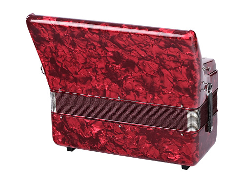 Aurus JH2006-RED Аккордеон 37/80/7/2, красный, с футляром