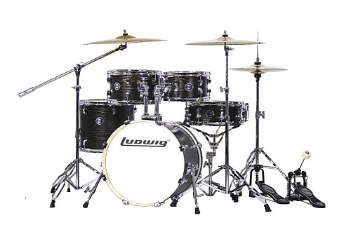 Ludwig LC197-1 Accent Pro Барабанная установка, черная, 2 коробки
