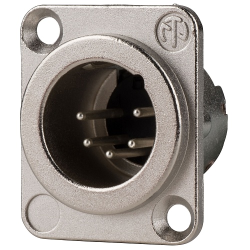 Neutrik NC5MD-LX Панельный разъем XLR male, 5 контактов с дополнительной защитой от RF помех