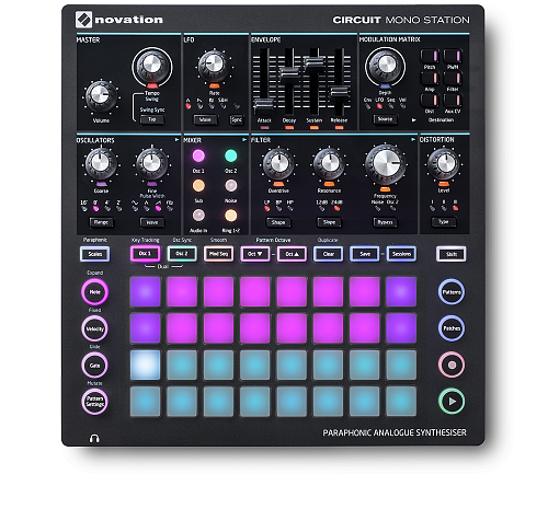 Novation Circuit MonoStation Парафонический аналоговый синтезатор