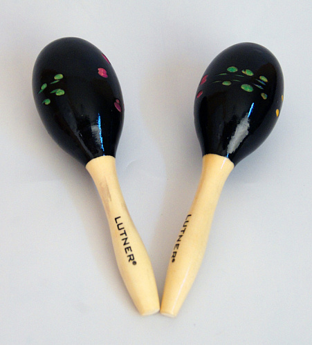 Fleet M0 Деревянные маракасы на ручке диаметр 6.1 cм, длина 21 см