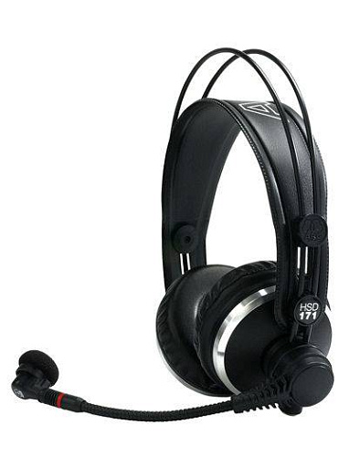 AKG HSD171 Studio Set Закрытая гарнитура с динамическим микрофоном и кабелем
