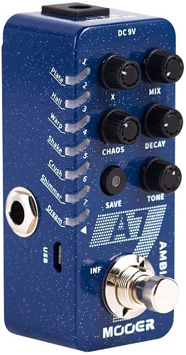 Mooer A7 Ambiance Цифровой ревербератор для гитары