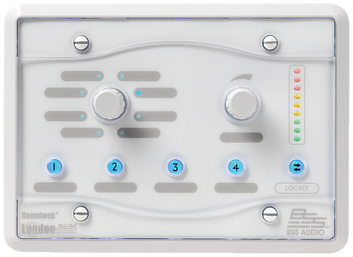 BSS BLU-8-V2-WHT Белый программируемый настенный зонный контроллер