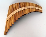 Фото:Hora Panpipe-25-Tenor Пан-флейта, чехол