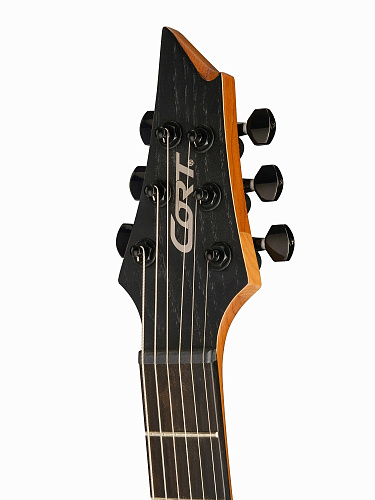 Cort KX700-EverTune-OPBK-WBAG Электрогитара, черная, с чехлом