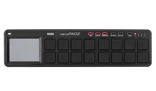 Korg nanoPAD2-BK Портативный USB-MIDI-контроллер