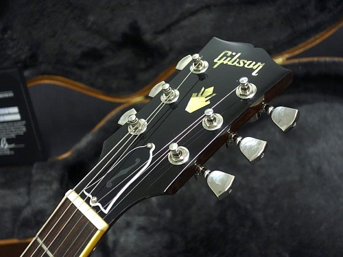 GIBSON 2018 MEMPHIS ES-335 FIGURED DARK VINTAGE NATURAL Полуакустическая гитара