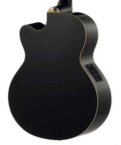 Ibanez AEB8E Black Электроакустическая бас-гитара, цвет черный