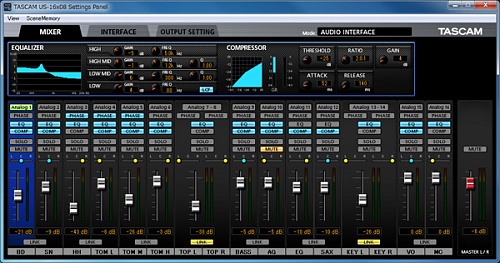 Tascam US-16x08 Рэковый USB аудио интерфейс