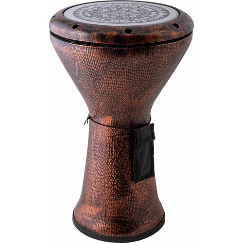 YUKA DBF8-17CT Думбек, размер: 8"(20см) х 17"(44см), стекловолокно, текстура меди