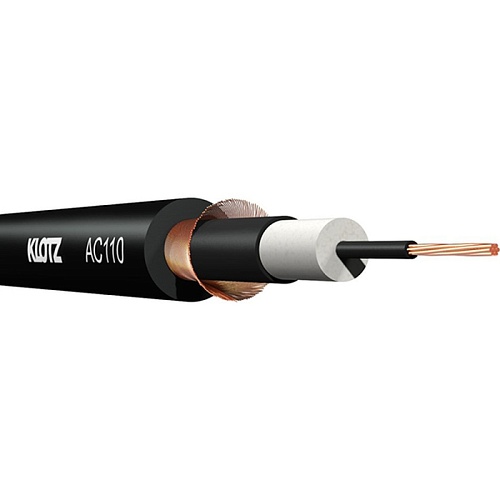 Klotz AC110SW.500 Кабель акустический 0,22 мм2, небалансный, 50 м, черный