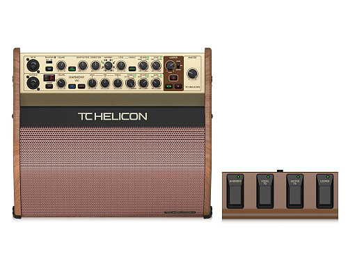TC Helicon Harmony V60 2-х канальный комбоусилитель для акустической гитары/вокала, 60 Вт