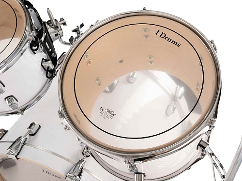 LDrums 5001011-108 Том барабан 10" x 8", белый
