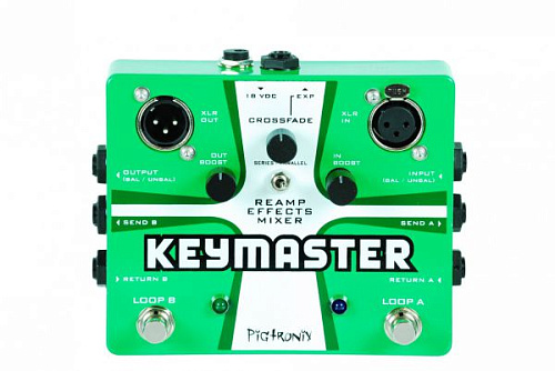 PIGTRONIX REM Keymaster, Reamp Effects Mixer эффект гитарный