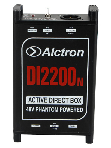 Alctron DI2200N D.I. Box Преобразователь акустического сигнала, активный