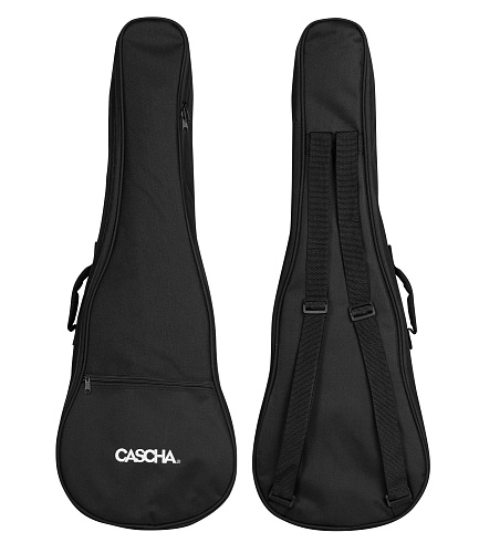 Cascha HH-2175 Укулеле бас со звукоснимателем, с чехлом, цвет натуральный